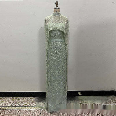 Vestido de Fiesta con Bordado de Perlas - Image 9