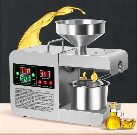 Prensa de Aceite Acero Inoxidable con Control de Temperatura - Extracción en Frío y Caliente - Image 7
