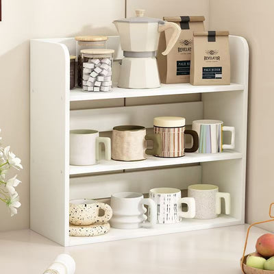 Mesa Comedor con Almacenamiento en Capas - Madera Natural Minimalista