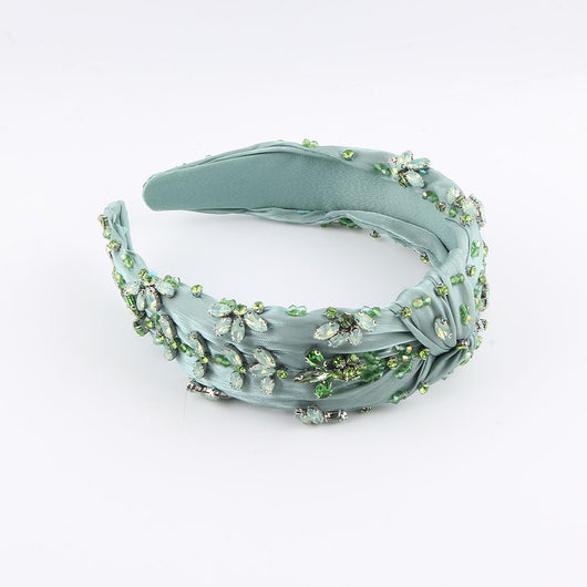 Diadema de Seda con Diamantes Incrustados - Image 13