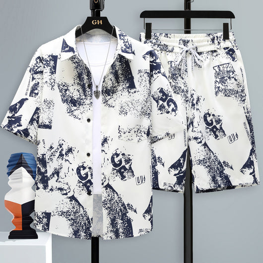 Conjunto Deportivo de Shorts Casuales para Hombre - Dos Piezas - Image 20