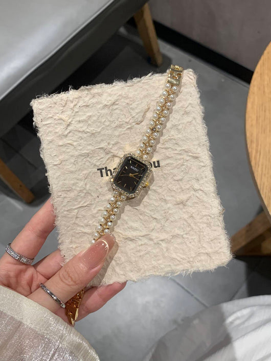 Reloj Pulsera de Perlas para Mujer - Elegancia Atemporal - Image 10