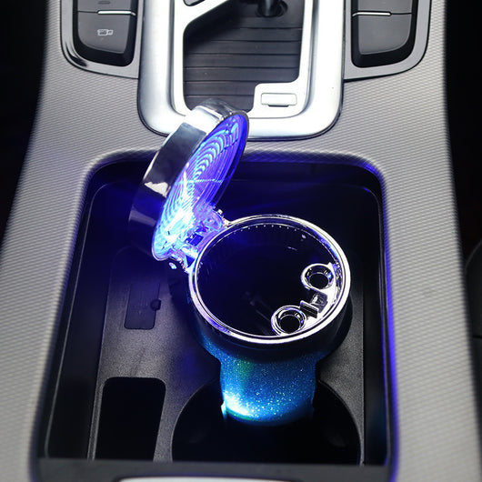 Cenicero Automotriz con Luz LED RGB y Contenedor Portátil - Image 10