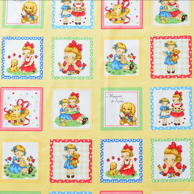 Tela de Algodón Estampada con Diseños Florales y Caricaturas - Image 26