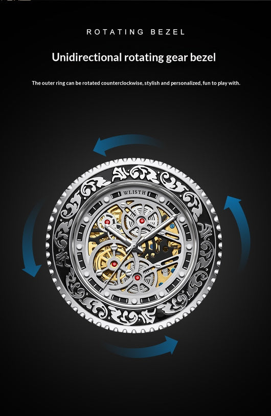 Reloj Automático Luminoso para Hombre - Diseño Vintage Clásico - Image 18