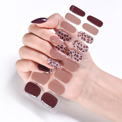 Pegatinas de Uñas en Gel Semipermanente 3D - Impermeables y Duraderas - Image 44