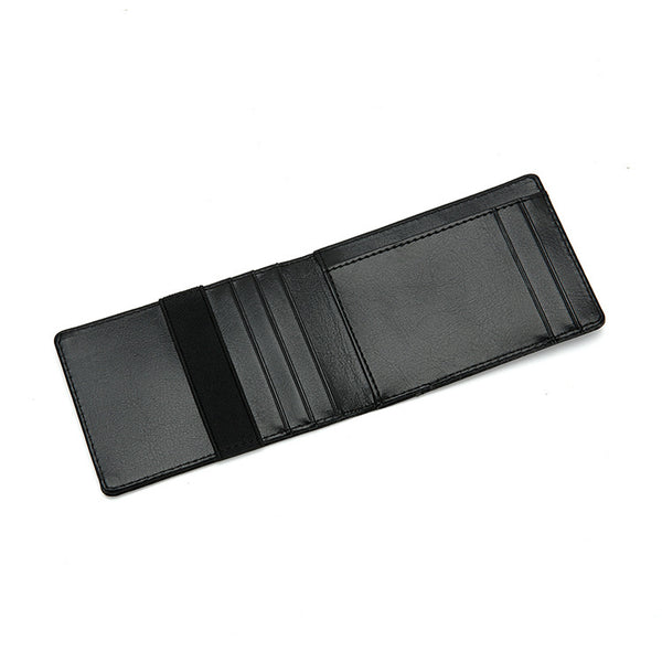 Billetera Portamonedas con Clip de Cuero Victoria - Organizador de Tarjetas y Efectivo