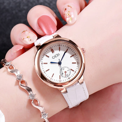 Reloj para Niña Estilo Retro Coreano con Escala de Tendencias, Resistente al Agua y Movimiento de Cuarzo - Image 12