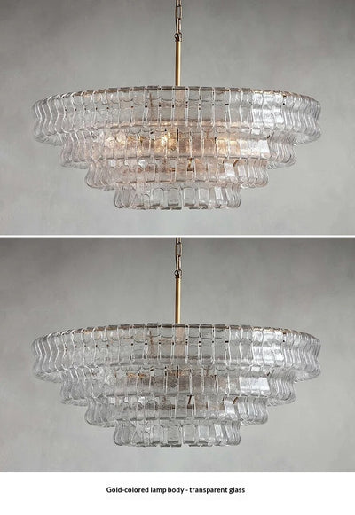 Luminaria de Sala Moderna Estilo Francés con Cristal - Diseño Mid-Century - Image 15