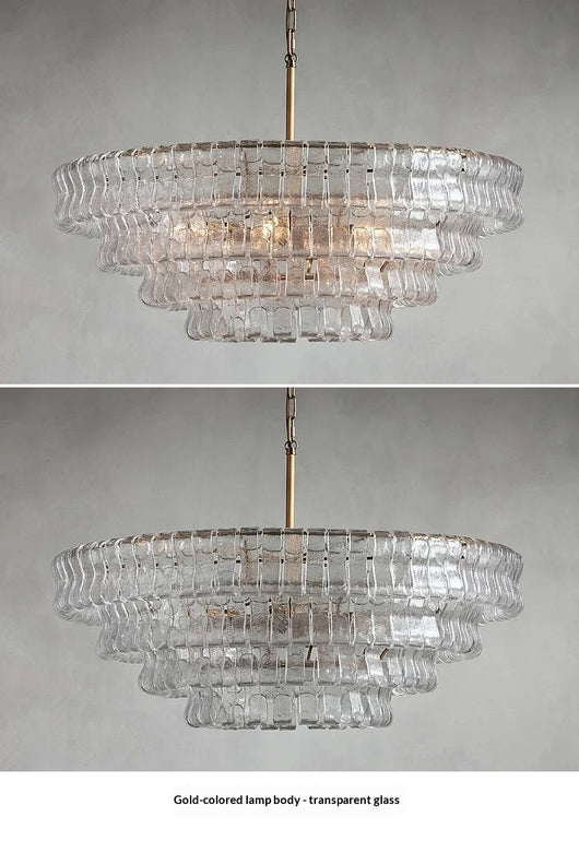 Luminaria de Sala Moderna Estilo Francés con Cristal - Diseño Mid-Century - Image 15