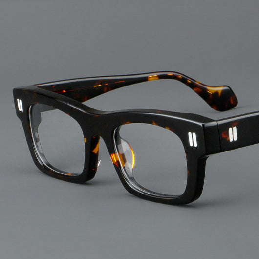 Gafas Retro de Marco Patchwork con Cristales Gruesos - Image 2