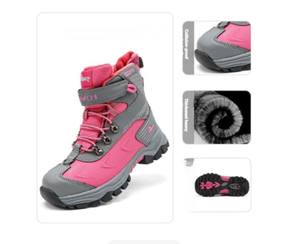 Botas de Nieve para Niños con Forro de Cuero y Piel Térmica - Image 6