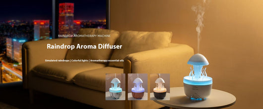 Difusor de Aroma con Luz Nocturna LED Multicolor y Efecto Gota de Agua - Image 22