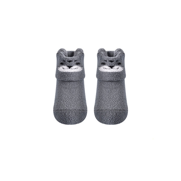Calcetines Antideslizantes de Coral Fleece para Bebés y Niños Pequeños