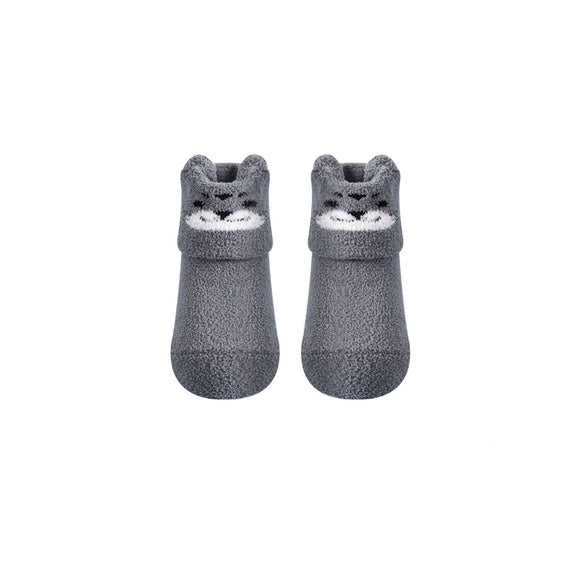 Calcetines Antideslizantes de Coral Fleece para Bebés y Niños Pequeños