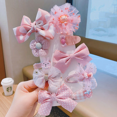Clip de Cabello con Moño Floral para Niñas - Diseño Princesa Hada - Image 48