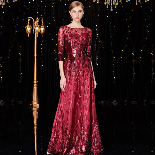 Vestido de Noche Largo Elegante para Mujer - Image 11