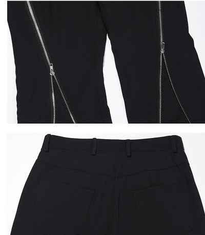 Pantalones Holgados Retro Estilo Drapeado - Image 9