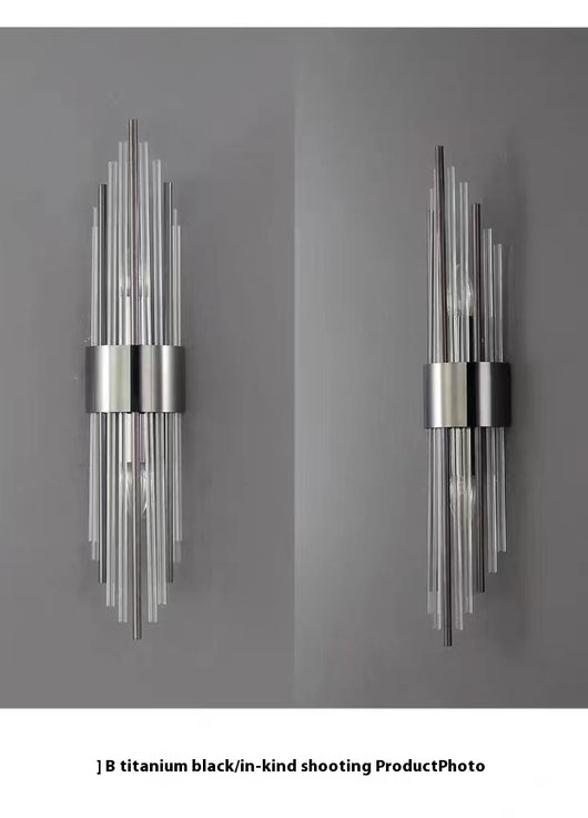 Lámpara de Cristal para Pared de TV - Iluminación Elegante para Sala de Estar - Image 22