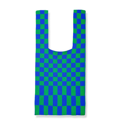 Bolsa Tejida a Cuadros en Lona Sólida - Image 10