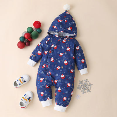 Body Bebé Algodón Manga Larga con Diseño Navideño Patchwork - Image 21