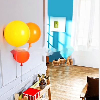 Lámpara de Pared con Patrón de Globos Coloridos - Image 5
