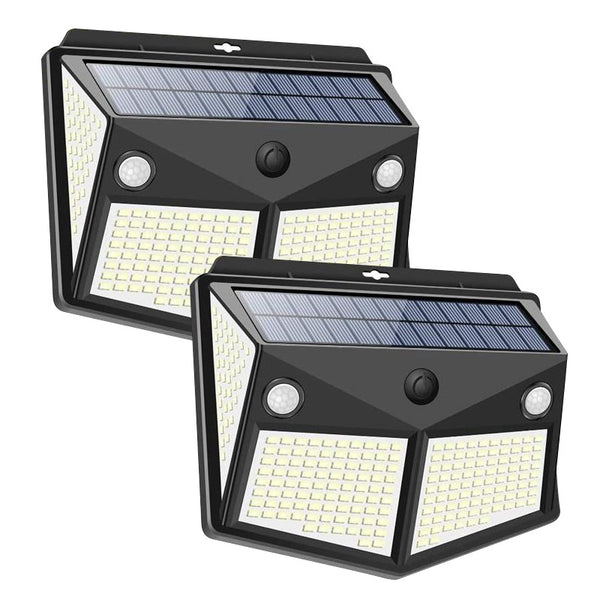 Lámpara Solar LED Dual Sensor para Villa y Jardín Exterior Impermeable