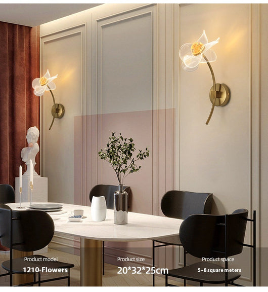 Lámpara LED de Flores para Dormitorio y Mesita de Noche - Image 23