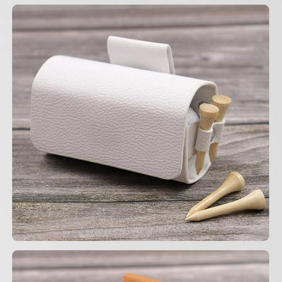 Bolsa de Accesorios Golf Cuero Diseño Japonés y Coreano - Image 3