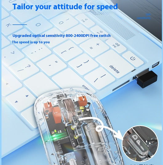 Ratón Inalámbrico Bluetooth Multiconexión para Tablets y PCs - Image 29