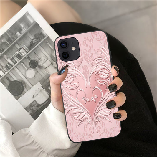 Funda para Celular Mini Corazón con Diseño Geométrico
