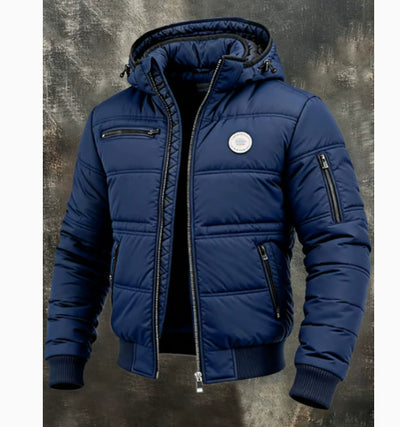 Chaqueta Acolchada de Algodón Casual para Hombre - Image 10