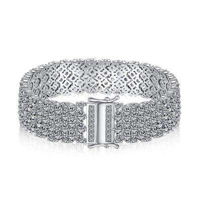 Pulsera de Plata Esterlina S925 con Circones Engarzados para Mujer - Image 5