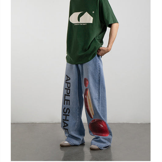 Jeans Sueltos Apilados en Tonos Claros para Mujer - Image 2
