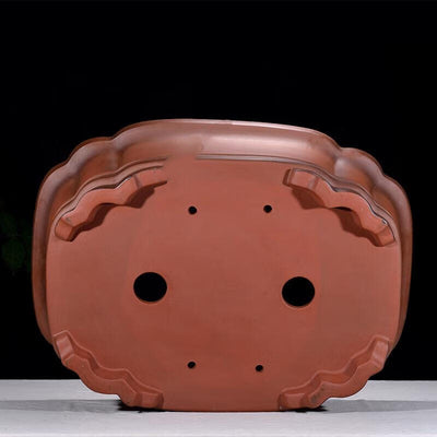 Maceta Decorativa de Piedra Jade Antiguo con Diseño Mármol Dorado - Image 9