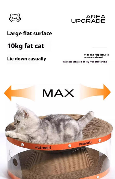 Rascador Túnel Nido para Gatos con Tabla Rascadora - Image 26