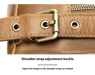 Mochila de Cuero para Viajes de Gran Capacidad con Compartimento Laptop - Image 23