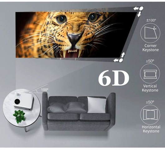 Proyector Inteligente Android 4K Full HD 1080P para Educación - Image 35