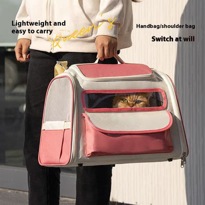 Bolsa Transportadora para Mascotas Transpirable de Gran Capacidad Plegable - Image 11