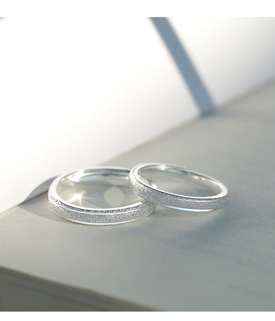 Par de Anillos de Plata Minimalistas - Image 3