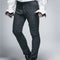 Pantalones Casuales Góticos de Cintura Recta para Hombre