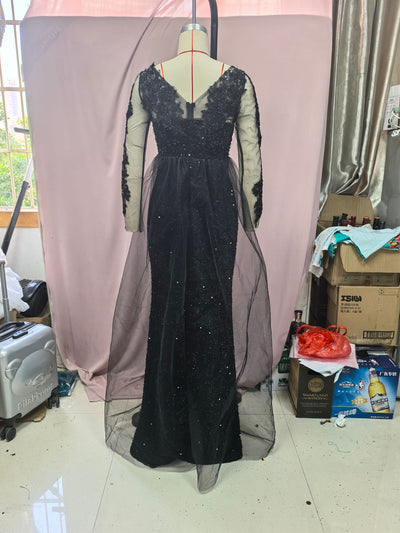 Vestido de Fiesta con Encaje para Mujer - Elegancia Nocturna - Image 26