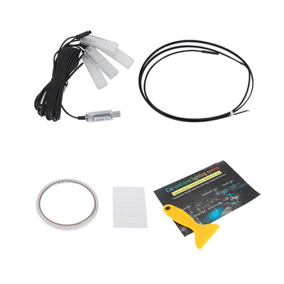 Barra LED Ambiental Oculta para Auto - Iluminación Personalizada - Image 5