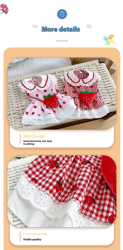 Vestido Fresa para Mascotas - Ropa Adorable para Perros - Image 13