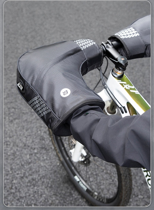 Guantes Protectores para Bicicleta de Montaña Invierno con Cobertura de Manillar - Image 22