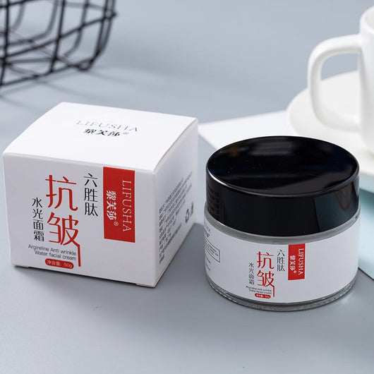 Crema Antiarrugas Hidratante para Contorno de Ojos con Hexapéptidos