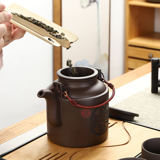 Juego de Té de Cerámica Púrpura de Gran Capacidad - Image 9