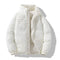 Men's Reversible Faux Cashmere High-Neck Coat