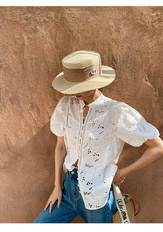 Blusa de Algodón con Bordados para Mujer - Image 14