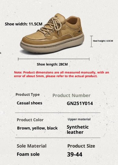 Tenis Casuales de Cuero Sintético para Hombre - Image 7